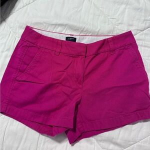 J. Crew pink 2” inseam shorts. Size 4.